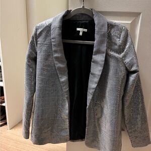Maurices Silver Textured Blazer